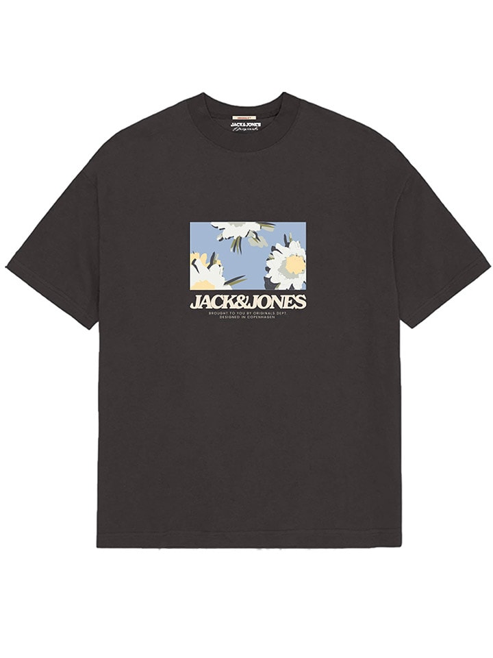 Футболка JACK & JONES Junior, черный 
Футболка JACK & JONES Junior, черный