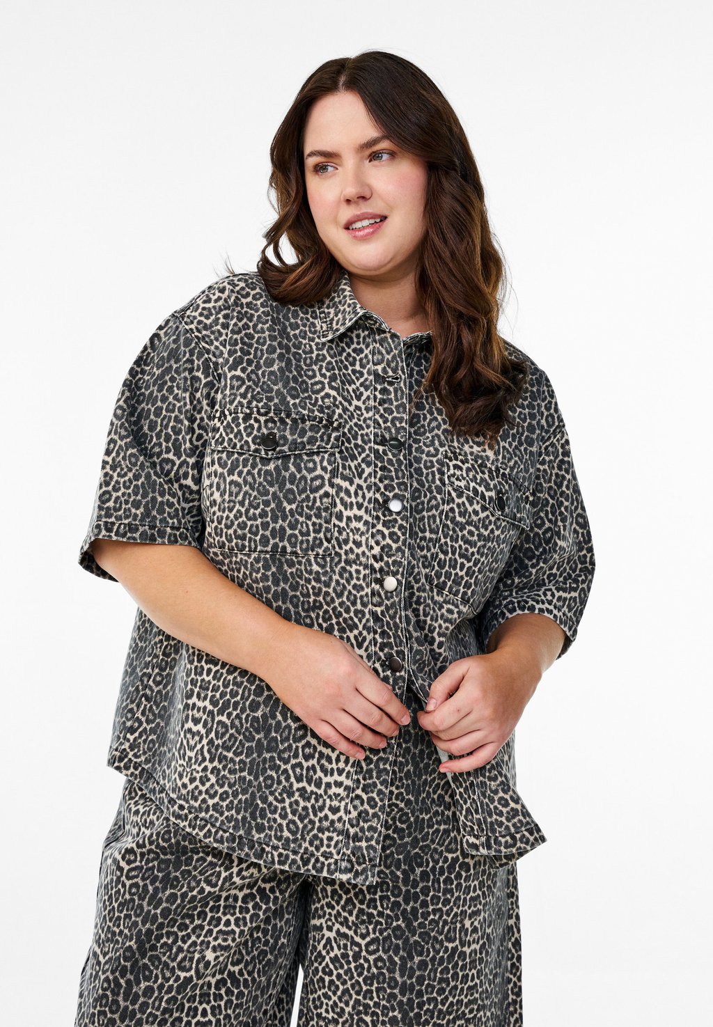 Рубашка Zizzi, коричневый
Рубашка Zizzi, коричневый