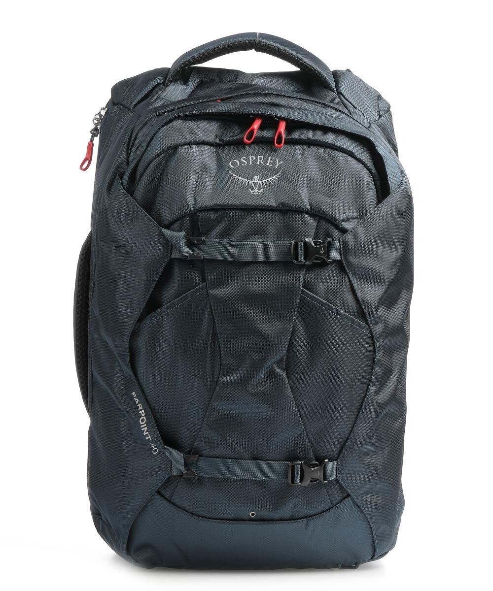 Дорожный рюкзак Farpoint 40 из переработанного полиэстера Osprey, синий
Дорожный рюкзак Farpoint 40 из переработанного полиэстера Osprey, синий