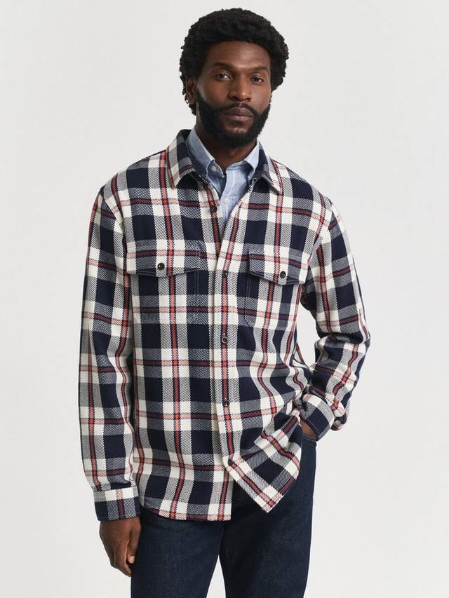 Хлопковая рубашка Regular Fit из плотной ткани в клетку GANT, Evening Blue
Хлопковая рубашка Regular Fit из плотной ткани в клетку GANT, Evening Blue