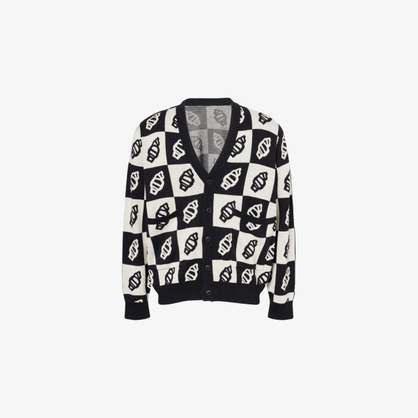 Кардиган Icecream с клетчатым узором, черный
Кардиган Icecream с клетчатым узором, черный