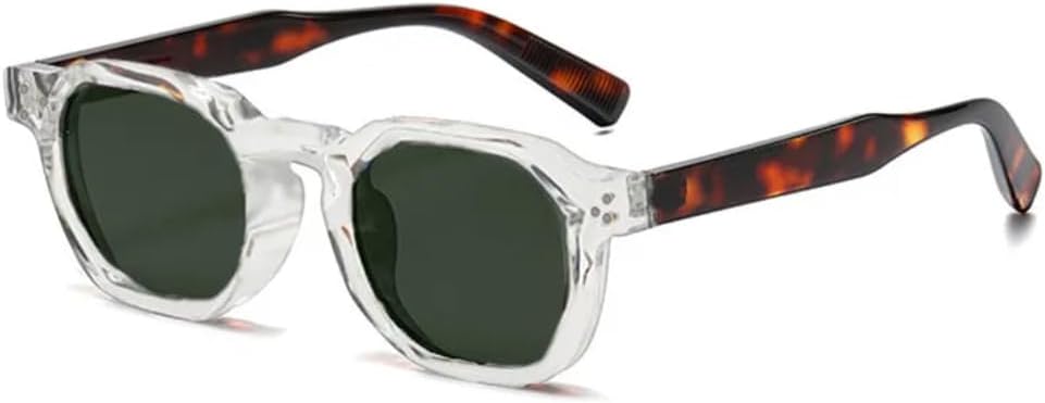 Солнцезащитные очки для мужчин и женщин - защита UV400 - заклепки, маленькая оправа, градиентные линзы, для занятий спортом на открытом воздухе и вождения DSVIGF, Clear Dark Green
Солнцезащитные очки для мужчин и женщин - защита UV400 - заклепки, маленькая оправа, градиентные линзы, для занятий спортом на открытом воздухе и вождения DSVIGF, Clear Dark Green