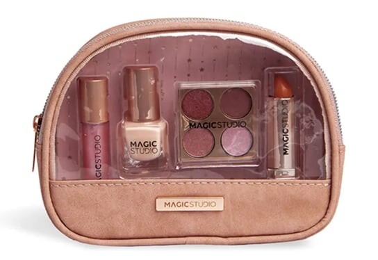 Розовый кварц, набор для макияжа, 4 предмета + косметичка Magic Studio
Розовый кварц, набор для макияжа, 4 предмета + косметичка Magic Studio