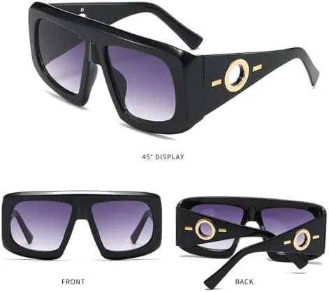 Квадратные солнцезащитные очки для женщин и мужчин, для путешествий, с широкими дужками, солнцезащитные очки для мужчин и женщин, UV400, ретро MTZJH, Purple
Квадратные солнцезащитные очки для женщин и мужчин, для путешествий, с широкими дужками, солнцезащитные очки для мужчин и женщин, UV400, ретро MTZJH, Purple