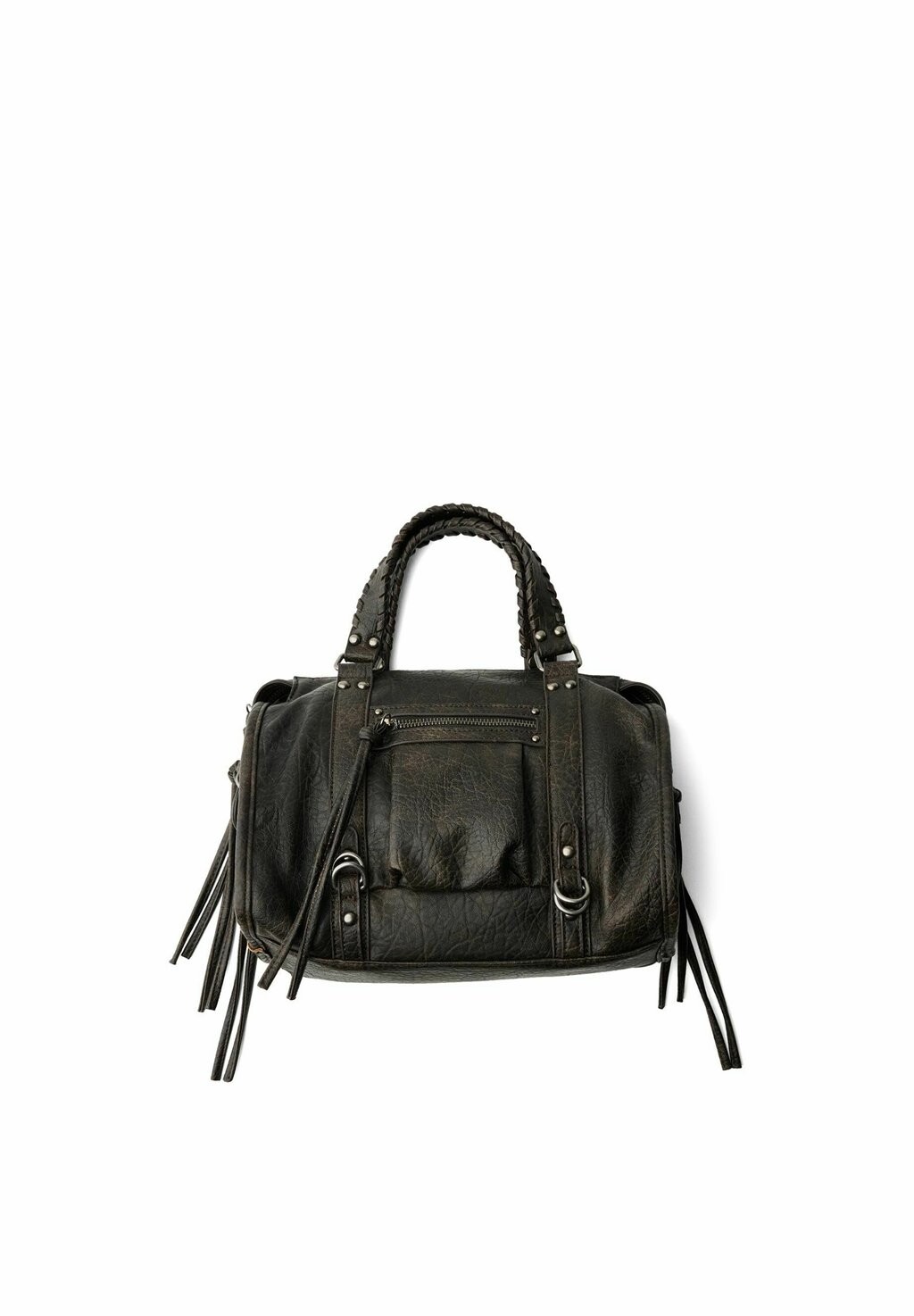 Сумочка Worn-Effect Bowling Bershka, черная
Сумочка Worn-Effect Bowling Bershka, черная