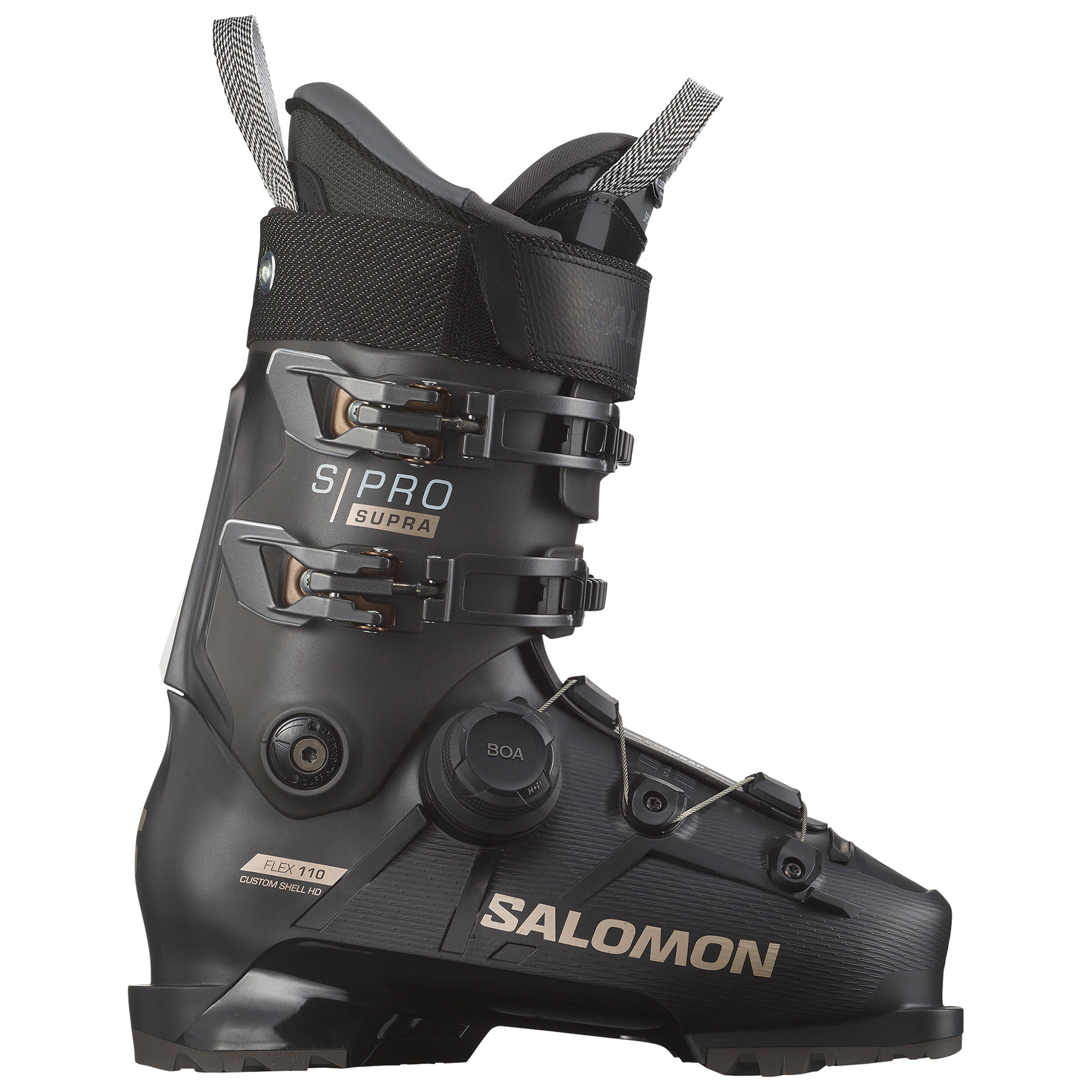 Мужские горнолыжные ботинки S/Pro Supra BOA 110, размер 25. Salomon, Black/Beluga/Titanium Metallic
Мужские горнолыжные ботинки S/Pro Supra BOA 110, размер 25. Salomon, Black/Beluga/Titanium Metallic