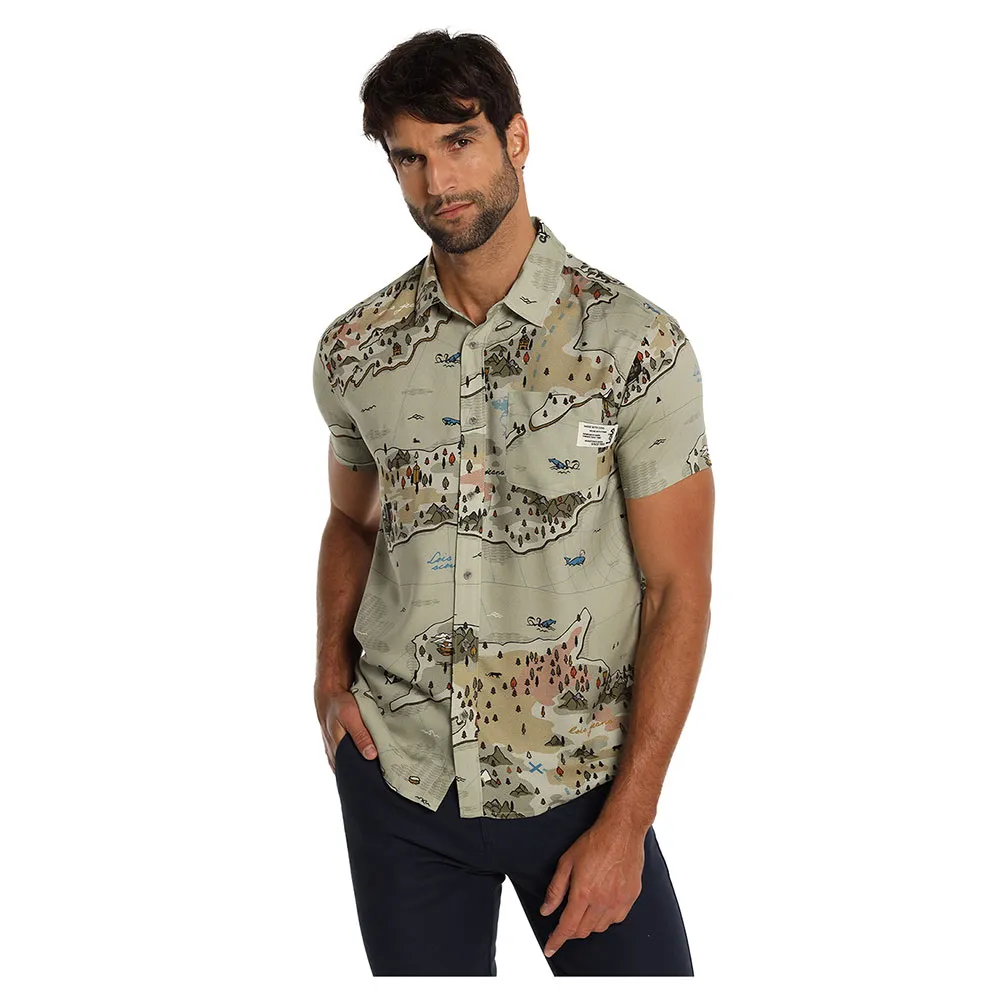 Рубашка с коротким рукавом Lois Jeans 10743, зеленый
Рубашка с коротким рукавом Lois Jeans 10743, зеленый