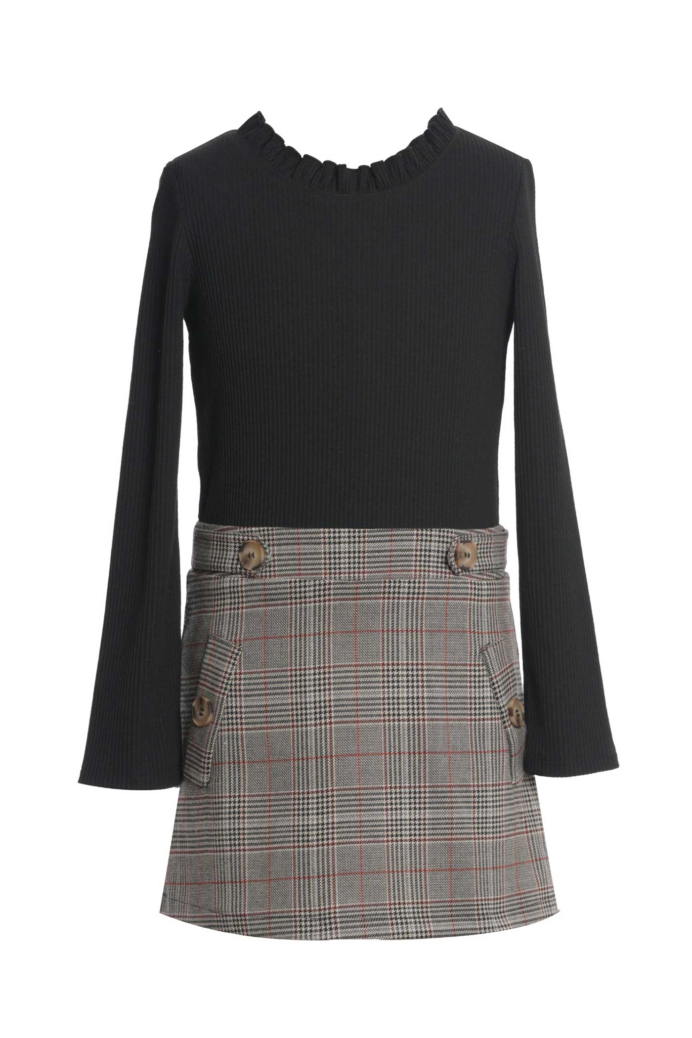 Платье с длинными рукавами и трикотажным верхом для больших девочек Truly Me, цвет black multi
Платье с длинными рукавами и трикотажным верхом для больших девочек Truly Me, цвет black multi