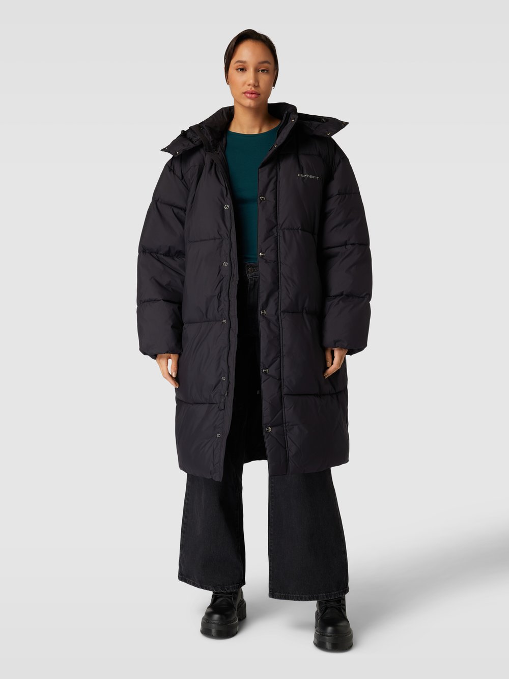 Стеганое пальто с капюшоном модель 'KILLINTON' Carhartt Work In Progress, черный
Стеганое пальто с капюшоном модель 'KILLINTON' Carhartt Work In Progress, черный