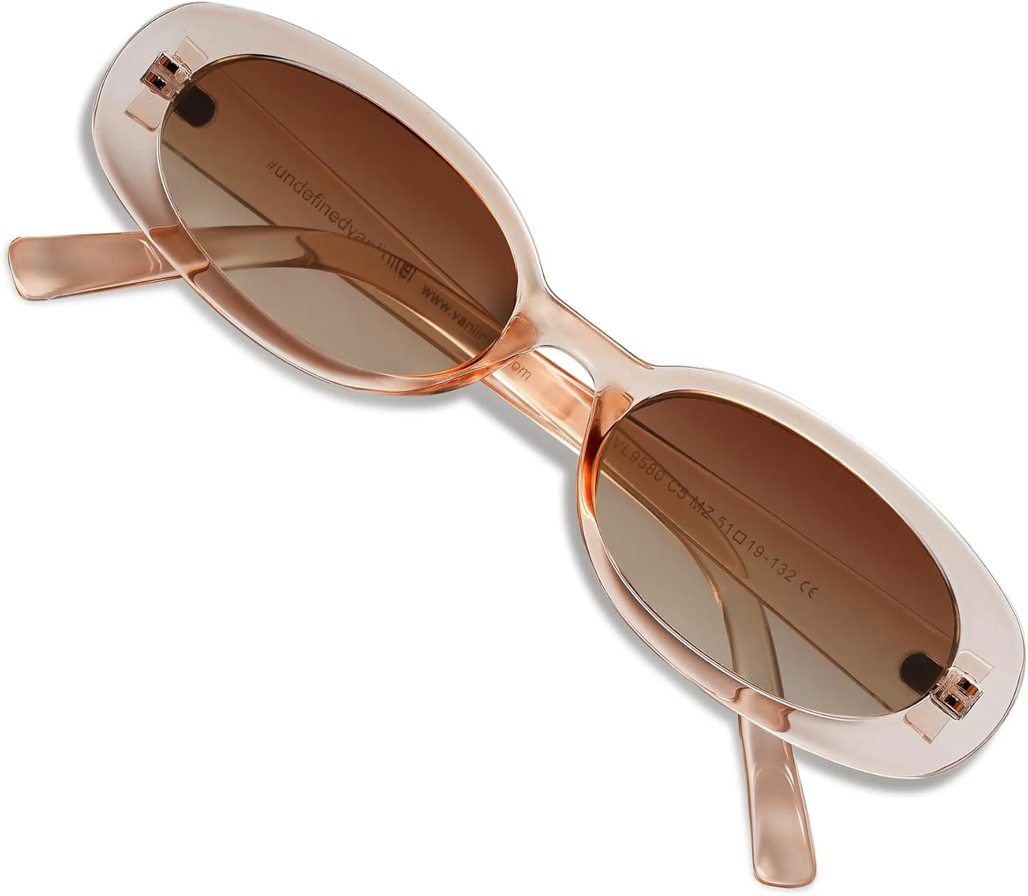 Поляризованные ретро-солнцезащитные очки VANLINKER овальной формы для женщин и мужчин, маленький размер, стиль 90-х, VL9580, C5 Light Brown Frame/Brown Gradient Lens
Поляризованные ретро-солнцезащитные очки VANLINKER овальной формы для женщин и мужчин, маленький размер, стиль 90-х, VL9580, C5 Light Brown Frame/Brown Gradient Lens