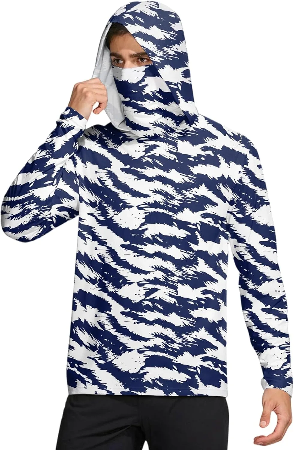 Мужская камуфляжная толстовка с длинным рукавом SPF Dry Fit
Мужская камуфляжная толстовка с длинным рукавом SPF Dry Fit