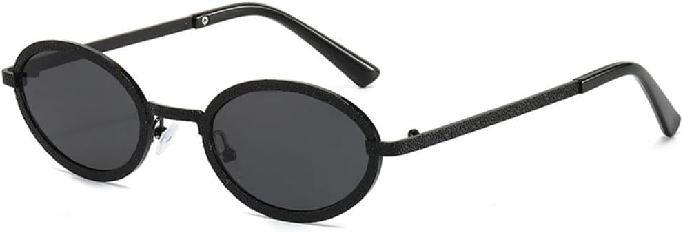 Модные овальные солнцезащитные очки в металлической оправе, в стиле хип-хоп, роскошные солнцезащитные очки в металлической оправе, для активного отдыха и путешествий, унисекс, защита от ультрафиолета UV400 TKKTLLT, Black Gray
Модные овальные солнцезащитные очки в металлической оправе, в стиле хип-хоп, роскошные солнцезащитные очки в металлической оправе, для активного отдыха и путешествий, унисекс, защита от ультрафиолета UV400 TKKTLLT, Black Gray