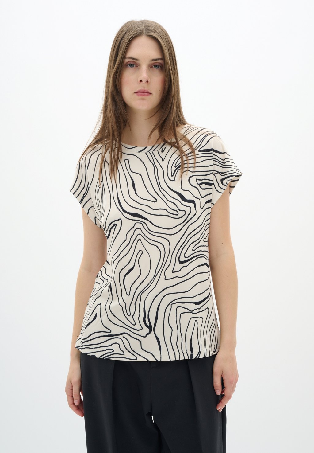 Рубашка с принтом InWear, черный
Рубашка с принтом InWear, черный