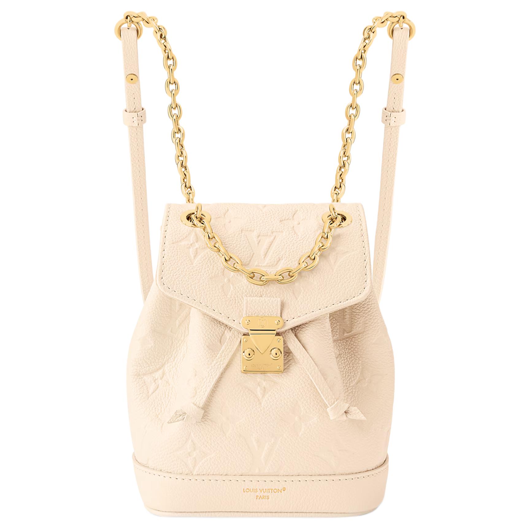 LOUIS VUITTON Миниатюрный женский рюкзак из зерненой кожи коровы кремовый
LOUIS VUITTON Миниатюрный женский рюкзак из зерненой кожи коровы кремовый