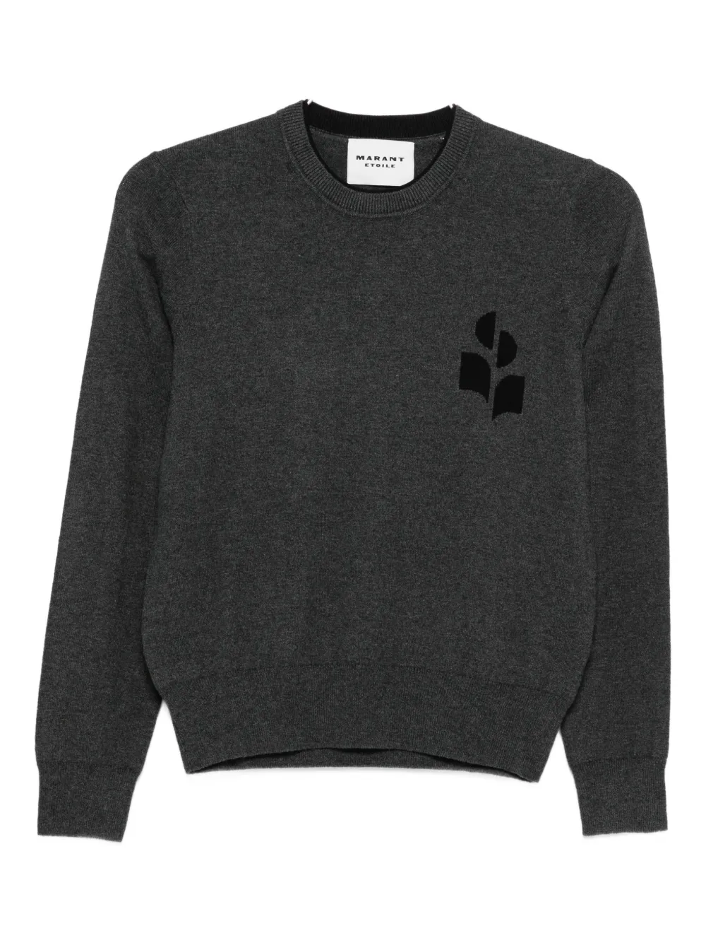 Свитер с логотипом Marant Étoile, серый
Свитер с логотипом Marant Étoile, серый