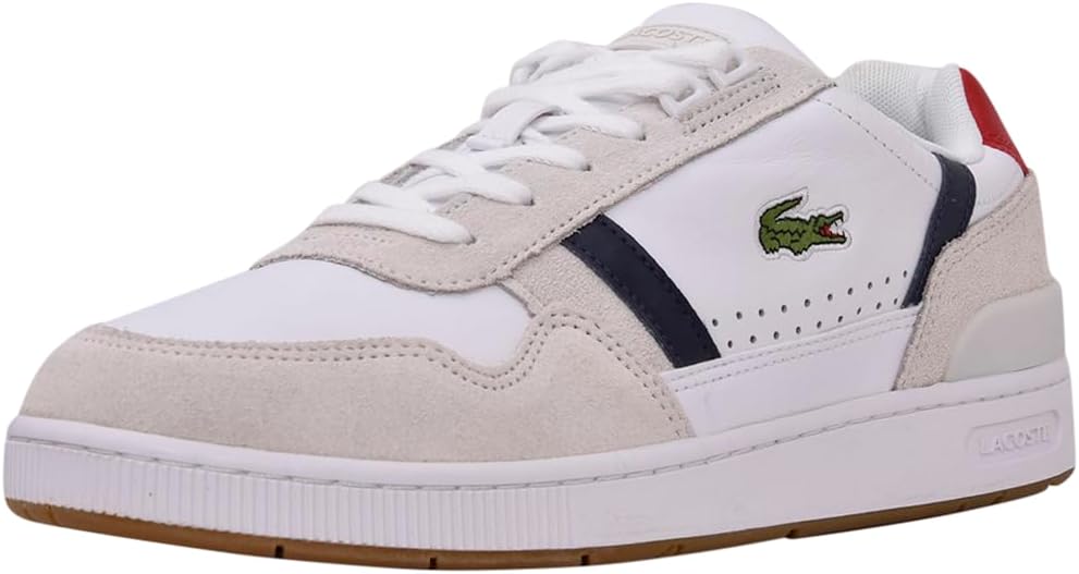 Lacoste мужские кроссовки T-Clip, White/Navy/Red
Lacoste мужские кроссовки T-Clip, White/Navy/Red