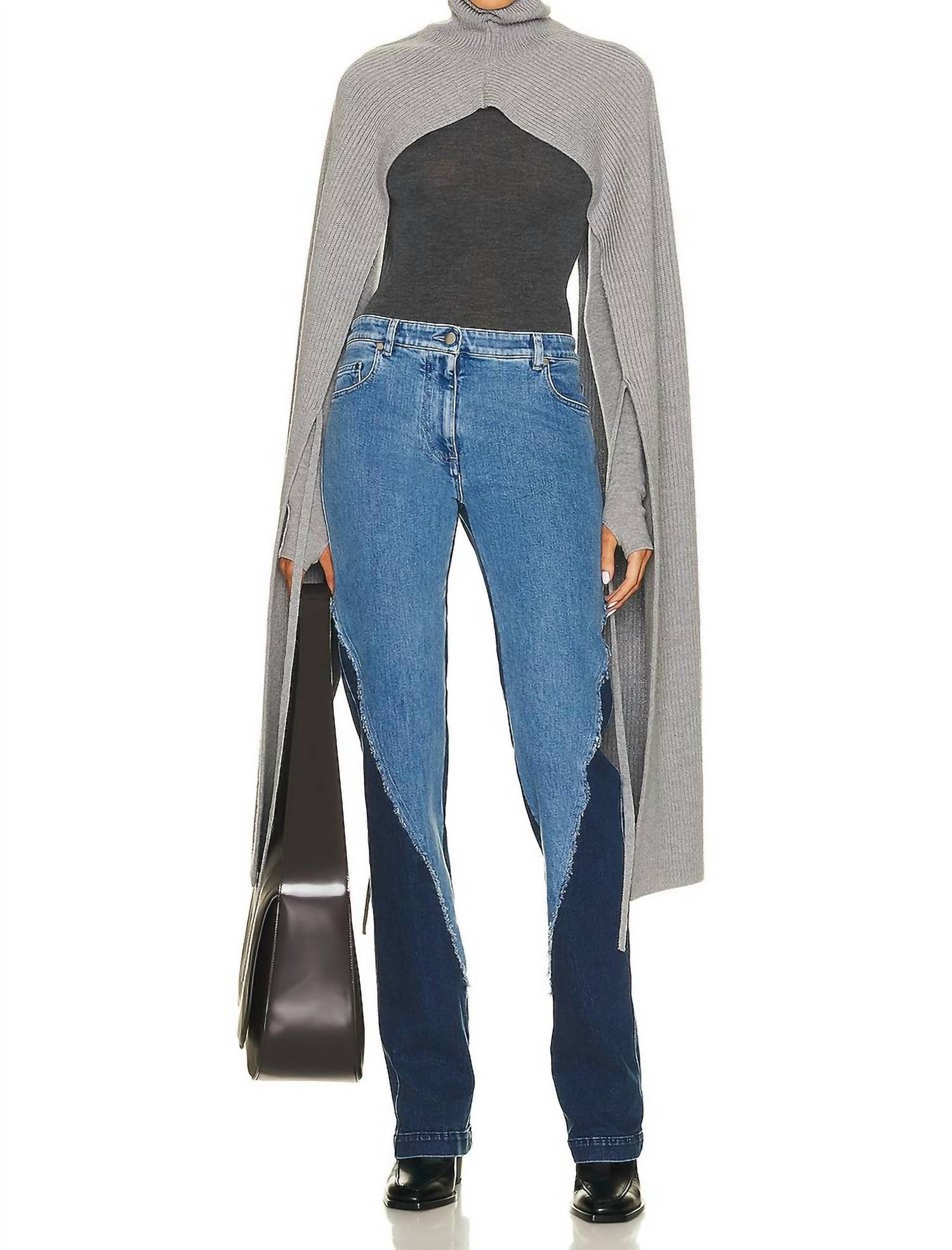 Туника-плащ светло-серого цвета Peter Do 
Туника-плащ светло-серого цвета Peter Do