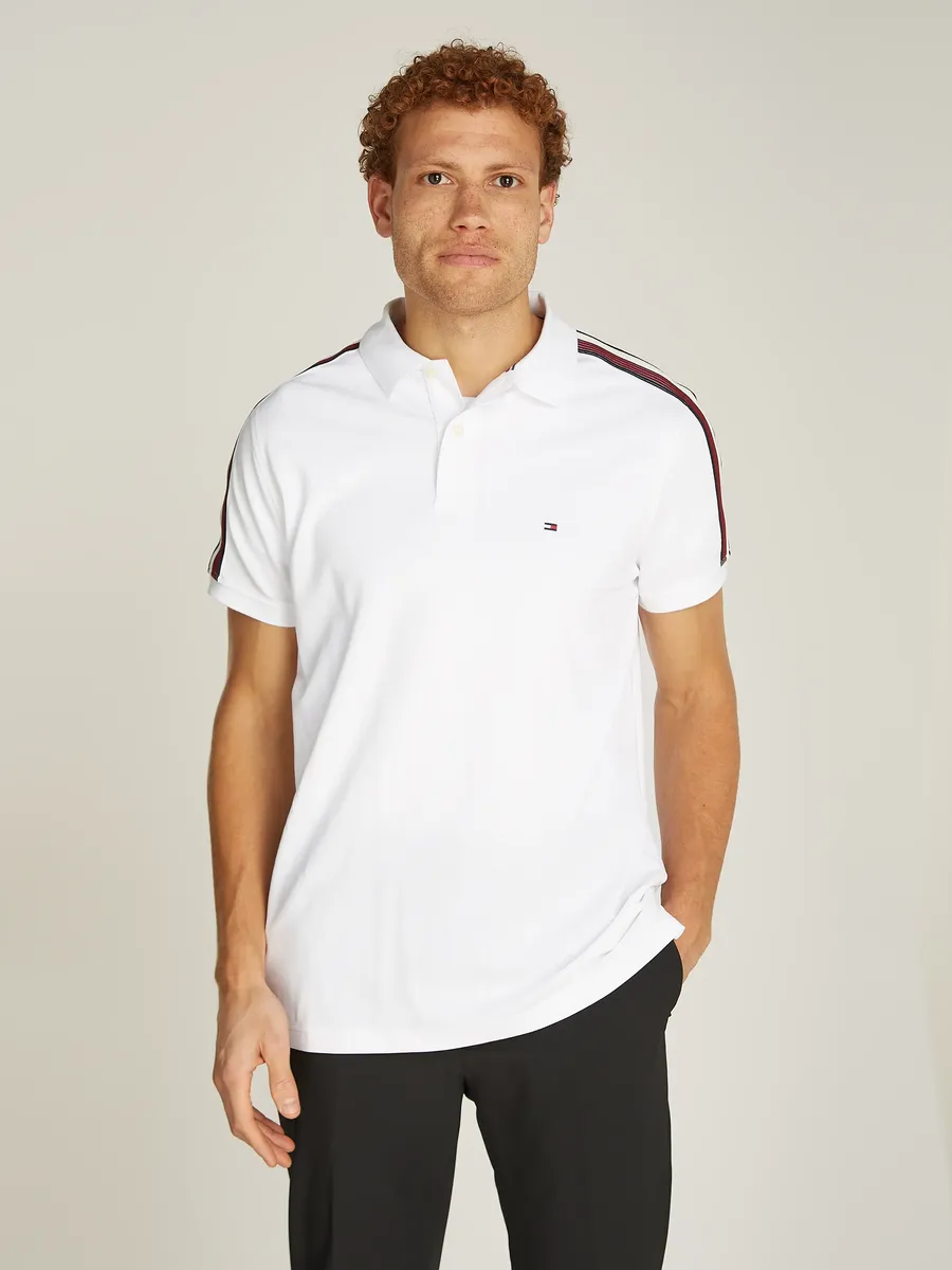 Рубашка-поло Tommy Hilfiger "SHADOW GS REG POLO", полоски цвета Tommy на плече, белый
Рубашка-поло Tommy Hilfiger "SHADOW GS REG POLO", полоски цвета Tommy на плече, белый