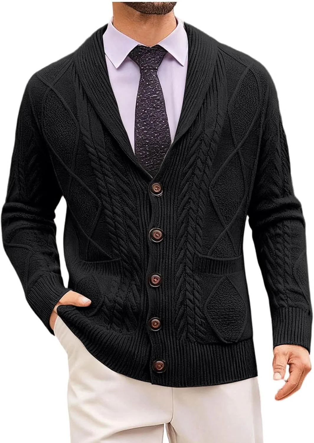 Стильный кардиган для мужской деловой повседневной одежды Cambkatl
Стильный кардиган для мужской деловой повседневной одежды Cambkatl