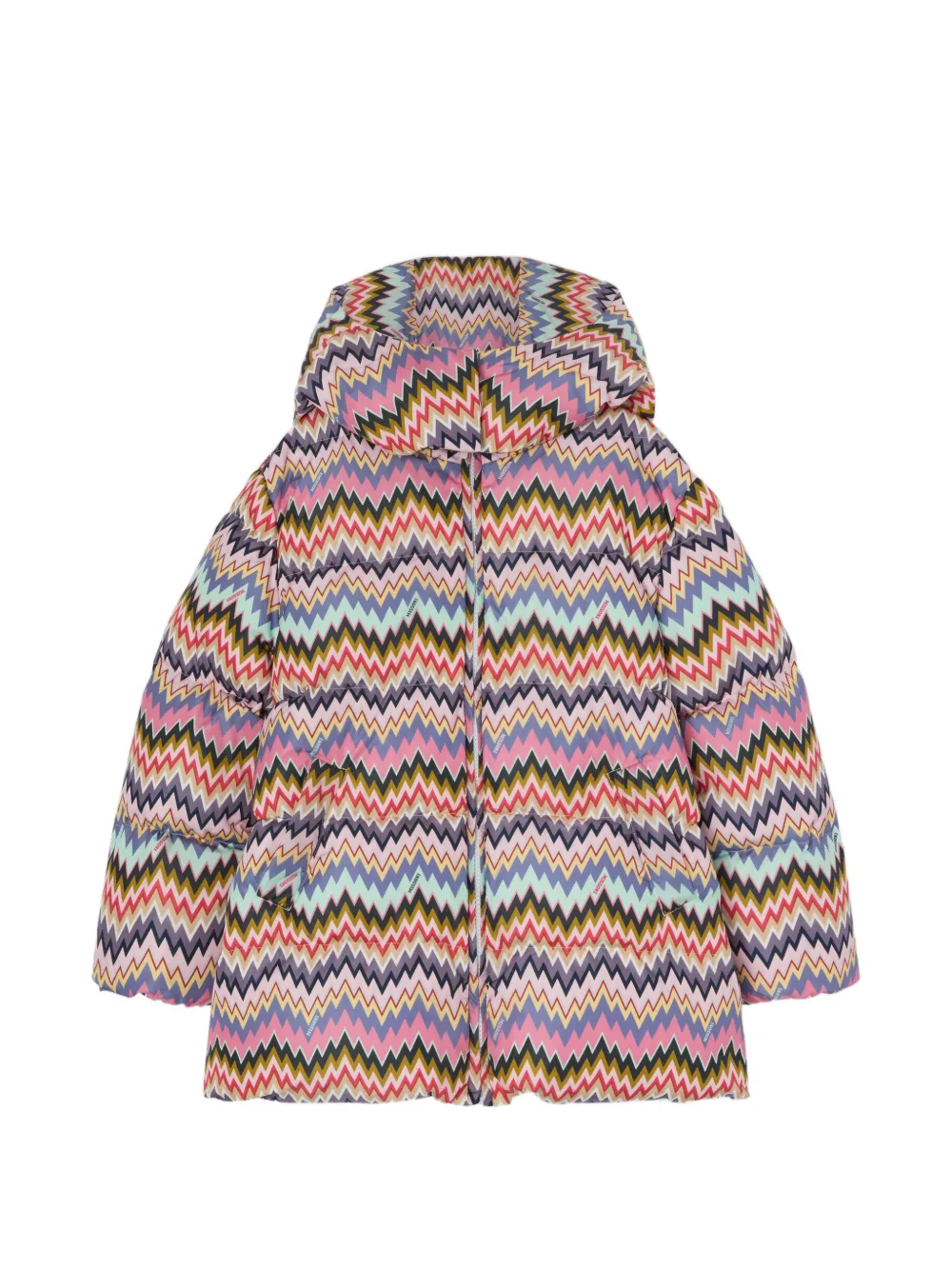 Пальто с капюшоном и зигзагообразным узором Missoni Kids, розовый
Пальто с капюшоном и зигзагообразным узором Missoni Kids, розовый