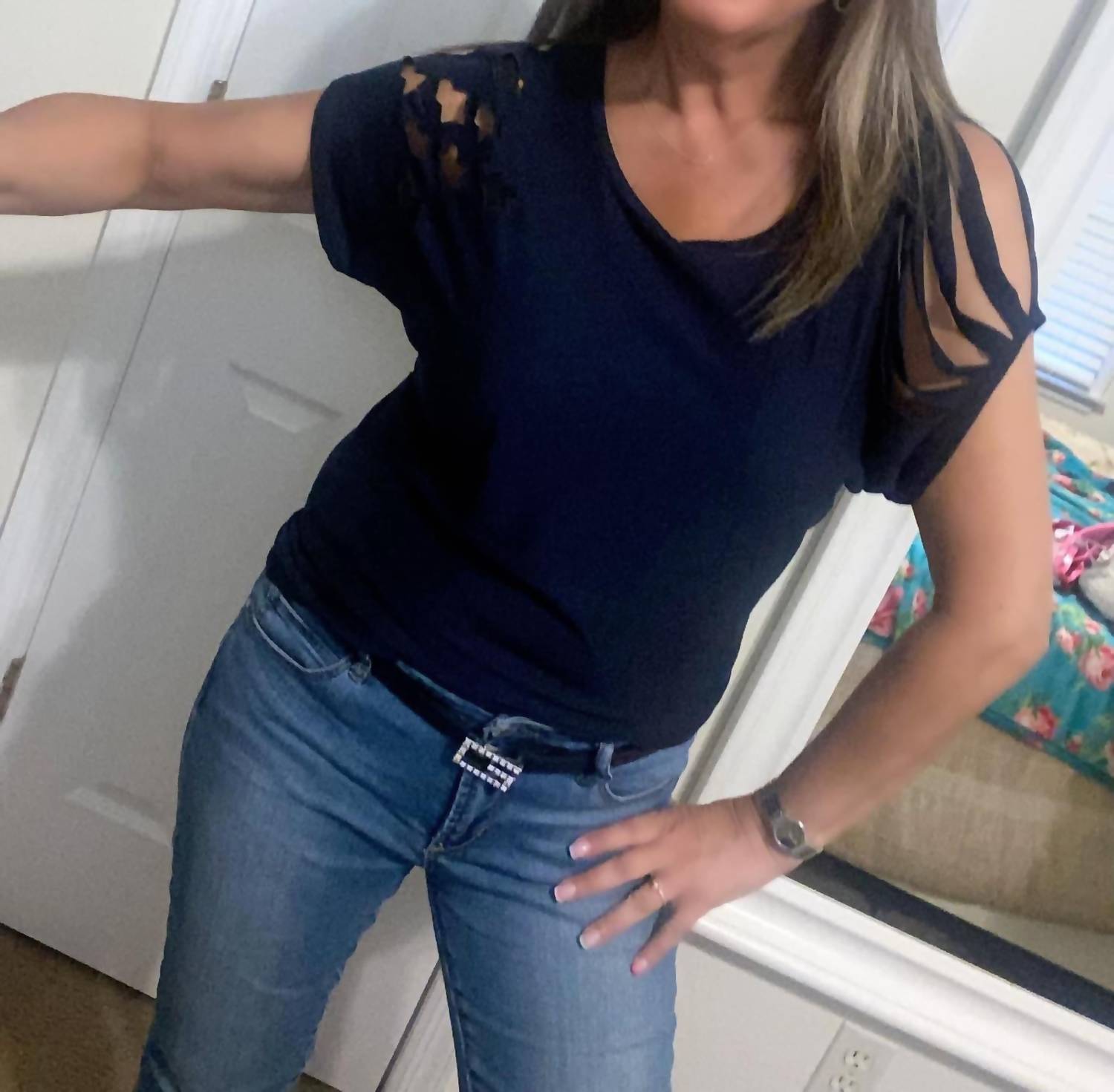 Футболка Stars And Stripes в темно-синем цвете E. Luna 
Футболка Stars And Stripes в темно-синем цвете E. Luna