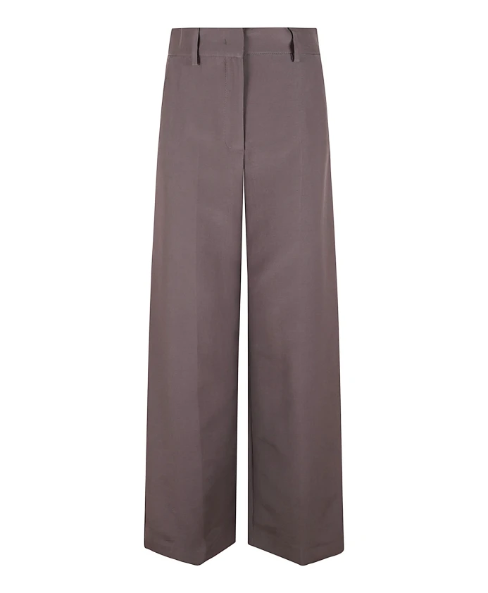 Хлопковые брюки шоколадно-коричневого цвета Weekend Max Mara, коричневый
Хлопковые брюки шоколадно-коричневого цвета Weekend Max Mara, коричневый