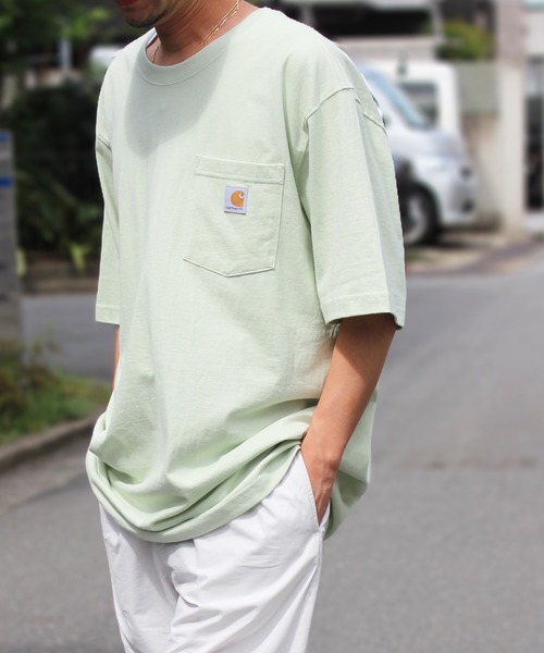 Футболка с коротким рукавом свободного кроя, с карманом и логотипом Carhartt
Футболка с коротким рукавом свободного кроя, с карманом и логотипом Carhartt