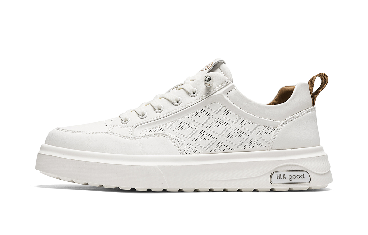 HLA Мужские повседневные кеды низкие бело-коричневые, цвет White Brown
HLA Мужские повседневные кеды низкие бело-коричневые, цвет White Brown