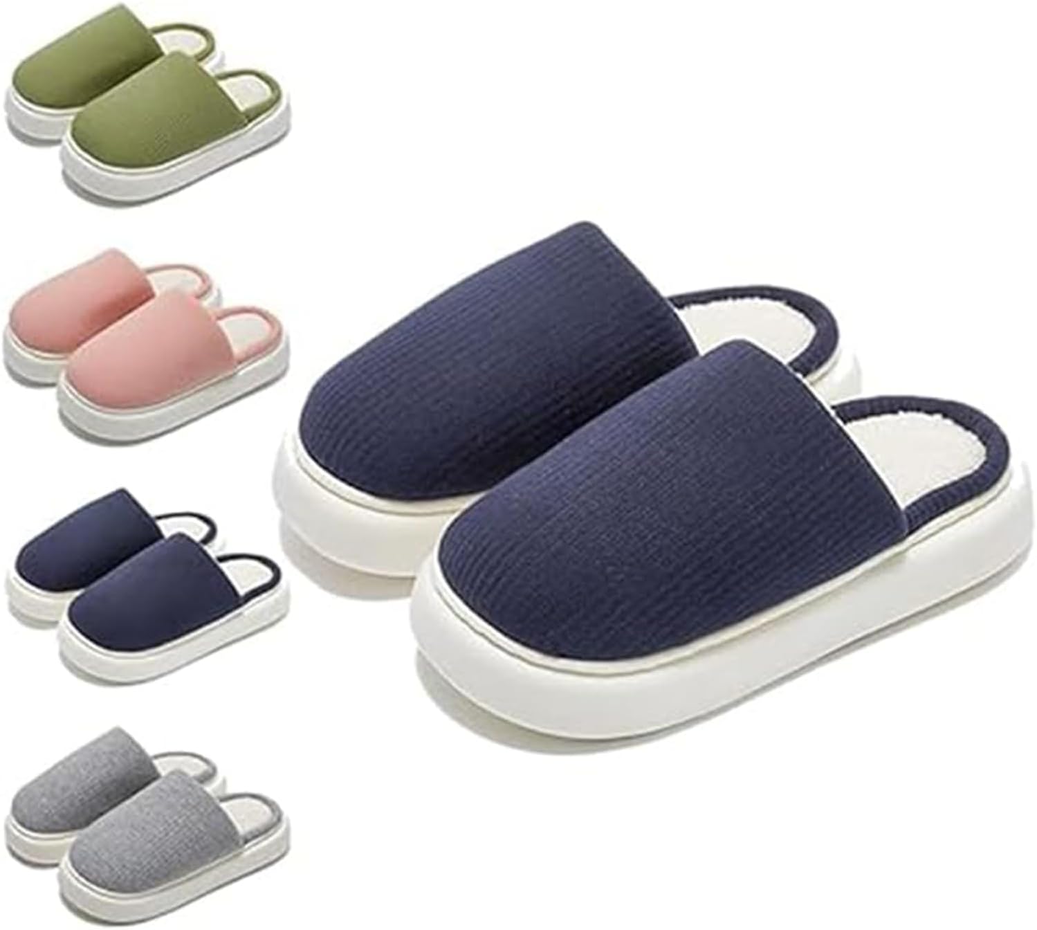 YoiTs The Cloudies - Плюшевые тапочки Flummys с противоскользящей подошвой, уютные домашние тапочки для женщин и мужчин (синие, 44-45)
YoiTs The Cloudies - Плюшевые тапочки Flummys с противоскользящей подошвой, уютные домашние тапочки для женщин и мужчин (синие, 44-45)