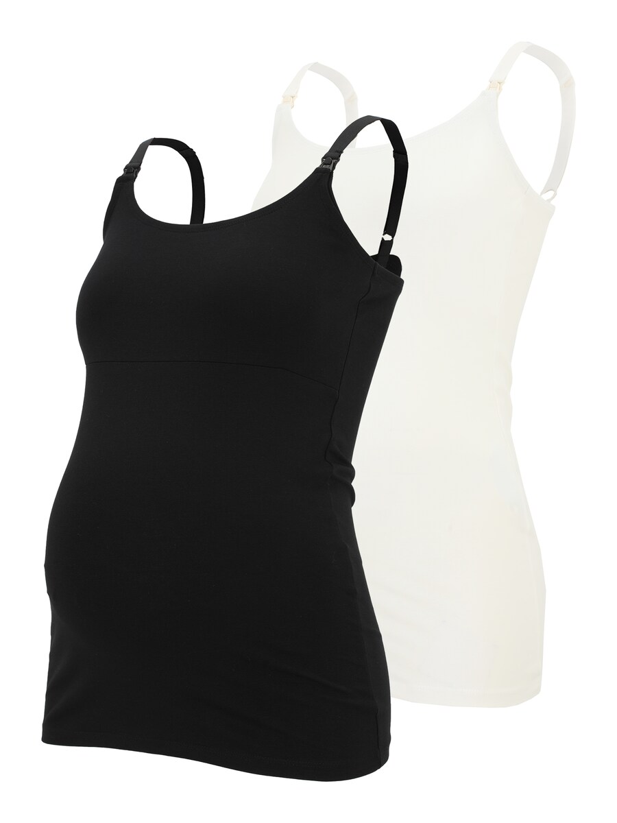 Топ MAMALICIOUS MLKerrie, черный/белый
Топ MAMALICIOUS MLKerrie, черный/белый