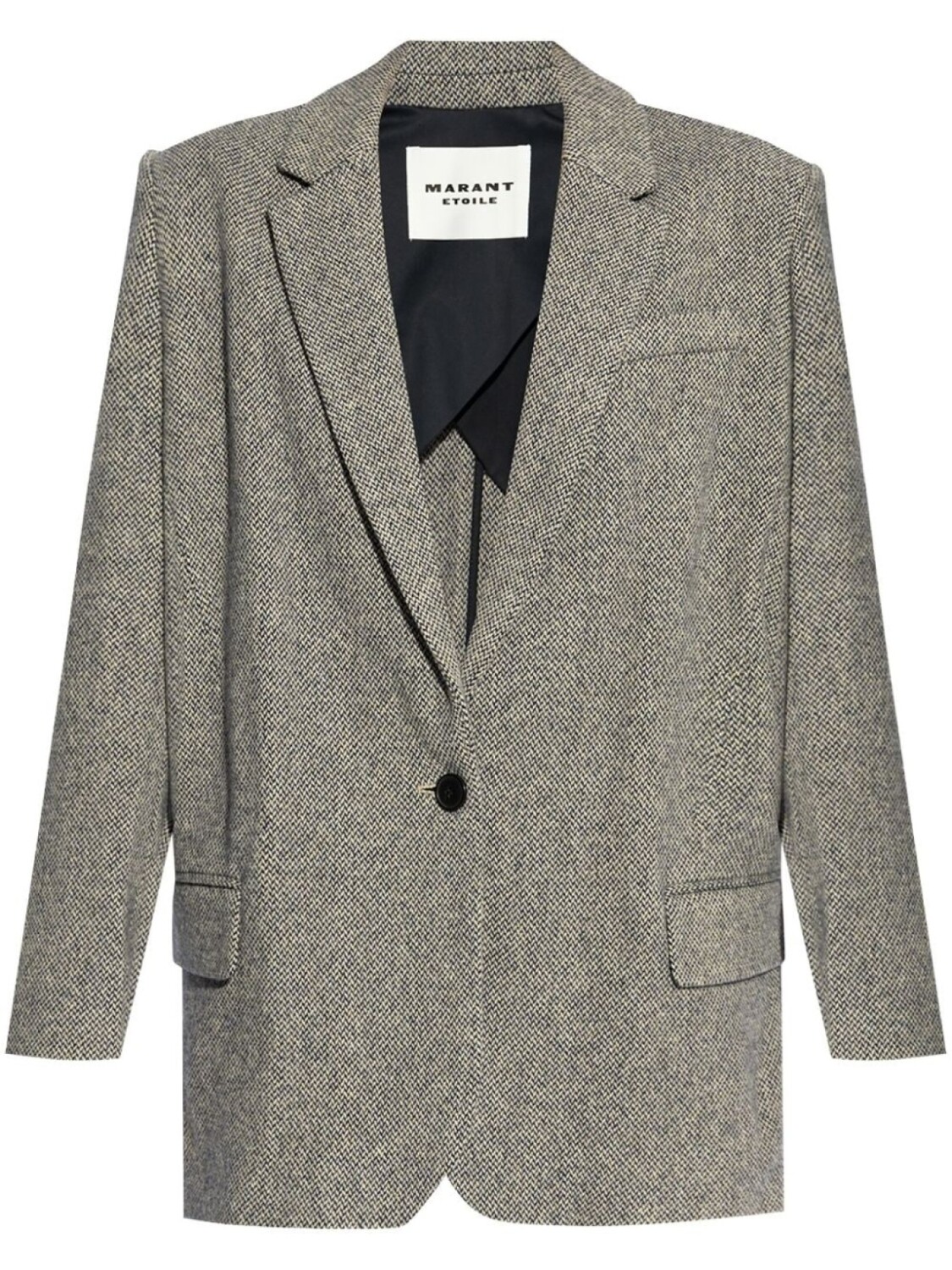 MARANT ÉTOILE однобортный пиджак, черный
MARANT ÉTOILE однобортный пиджак, черный