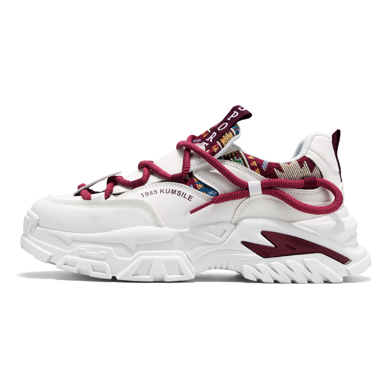 JANECO Низкие массивные кроссовки мужские бело-красные, цвет White Red
JANECO Низкие массивные кроссовки мужские бело-красные, цвет White Red