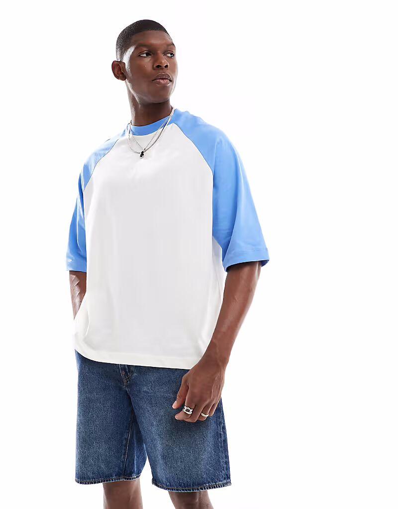 Футболка свободного кроя реглан от ASOS DESIGN кремового цвета
Футболка свободного кроя реглан от ASOS DESIGN кремового цвета