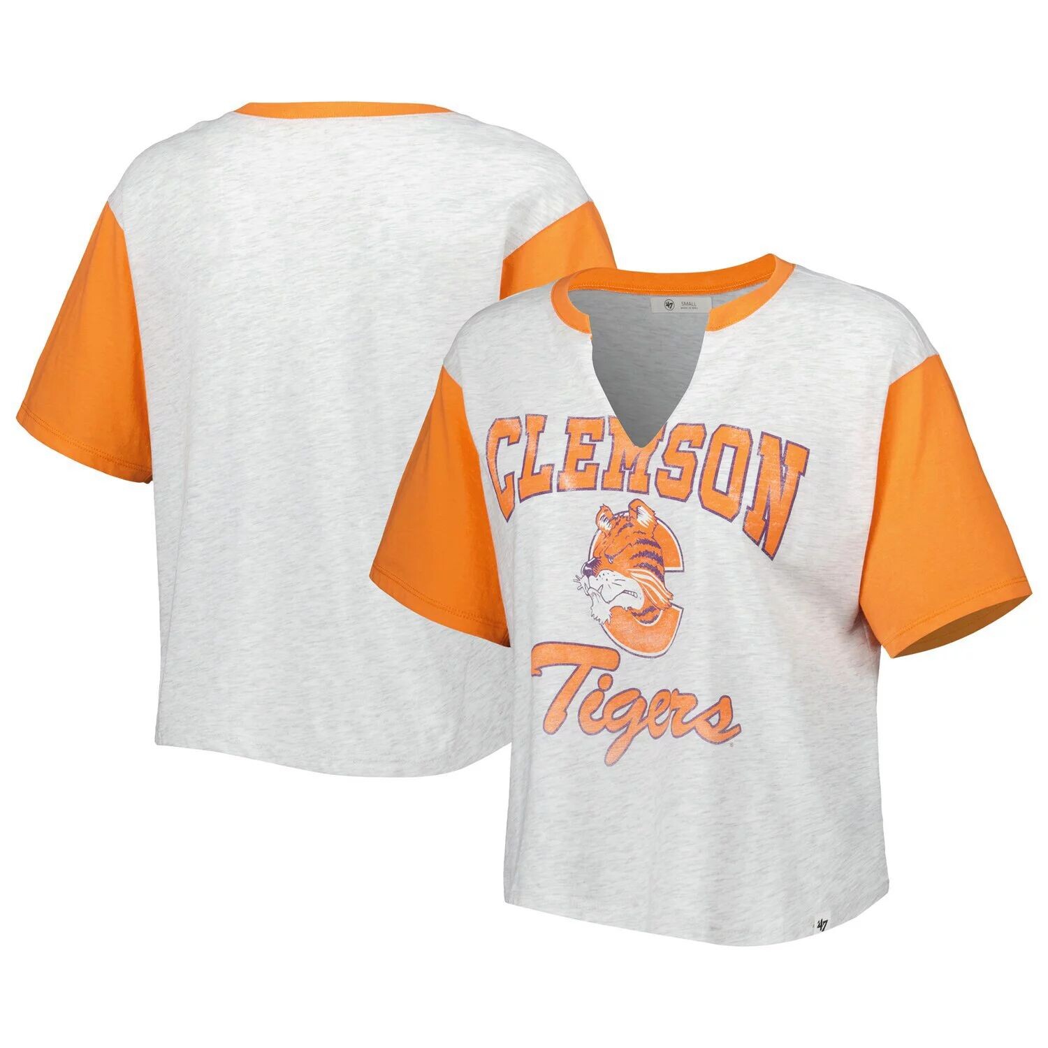 Женская серо-оранжевая футболка с v-образным вырезом Clemson Tigers Dolly '47, Оранжевый, Женская серо-оранжевая футболка с v-образным вырезом Clemson Tigers Dolly '47
Женская серо-оранжевая футболка с v-образным вырезом Clemson Tigers Dolly '47, Оранжевый, Женская серо-оранжевая футболка с v-образным вырезом Clemson Tigers Dolly '47