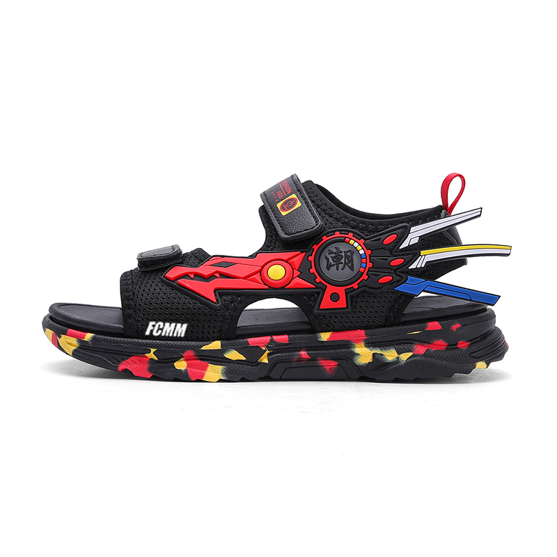 Сандалии детские противоскользящие FCMM, черный/красный
Сандалии детские противоскользящие FCMM, черный/красный