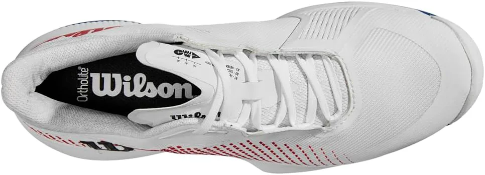 Теннисные кроссовки Wilson Rush Pro Ace для мужчин - размеры обуви США для мужчин, белый/синий/красный
Теннисные кроссовки Wilson Rush Pro Ace для мужчин - размеры обуви США для мужчин, белый/синий/красный