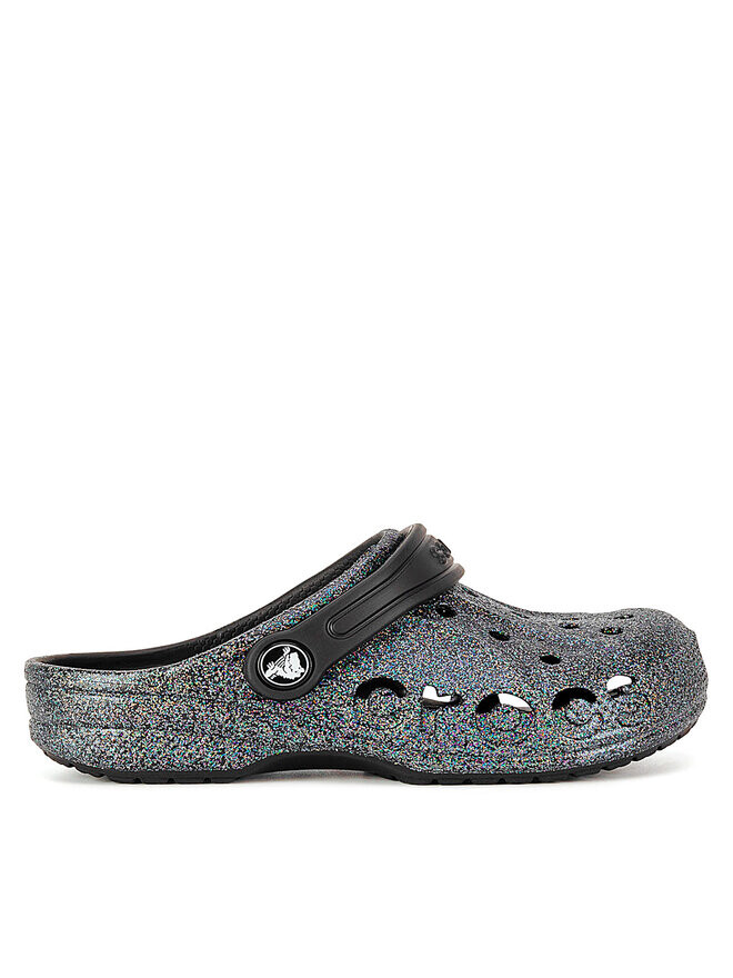 Шлепки Crocs BAYA GLITTER CLOG, черный