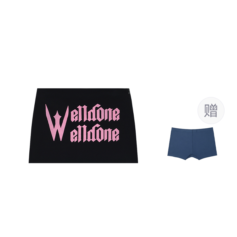 We11Done Короткая повседневная юбка SS24 для женщин, черный
We11Done Короткая повседневная юбка SS24 для женщин, черный