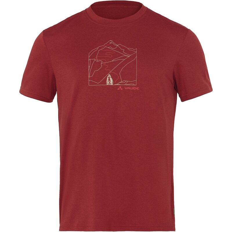 Shirt se mens ossola print t-shirt Vaude, цвет carmine
Shirt se mens ossola print t-shirt Vaude, цвет carmine
