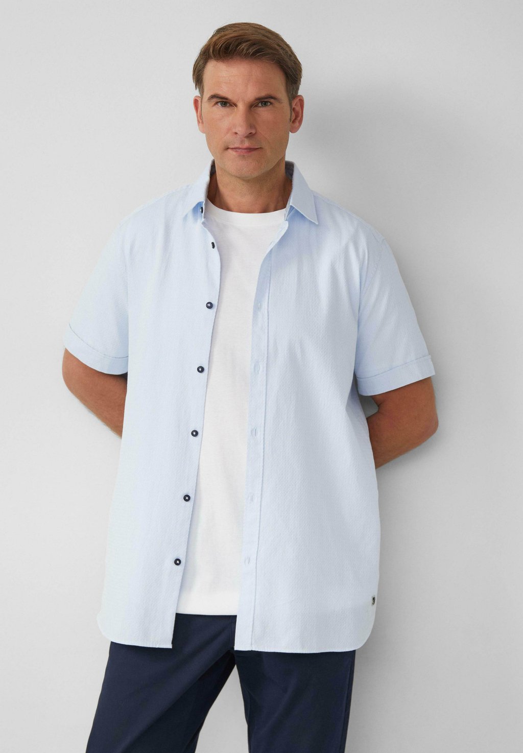 Рубашка s.Oliver, светло-голубой 
Рубашка s.Oliver, светло-голубой