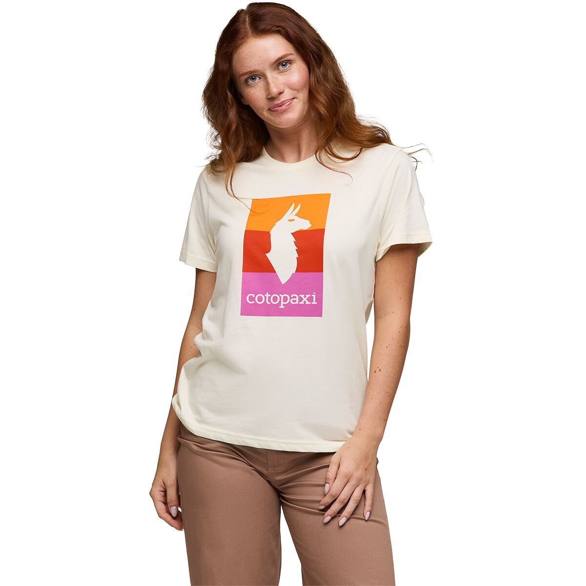 Футболка с принтом ламы Cotopaxi, белый
Футболка с принтом ламы Cotopaxi, белый