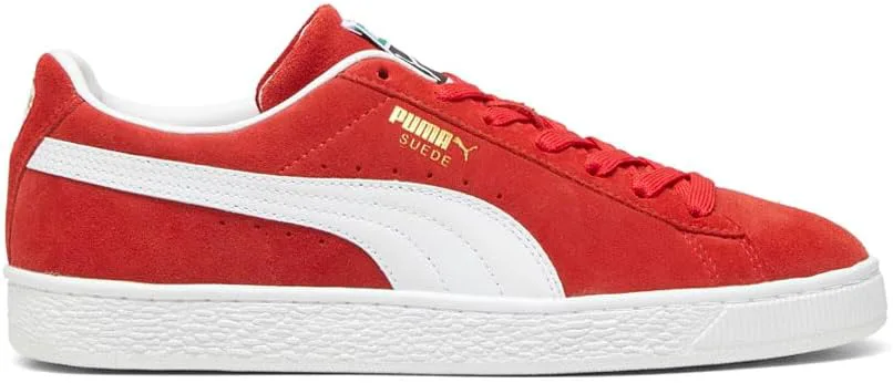 Мужские замшевые классические кроссовки PUMA с шнуровкой - красные, красный
Мужские замшевые классические кроссовки PUMA с шнуровкой - красные, красный