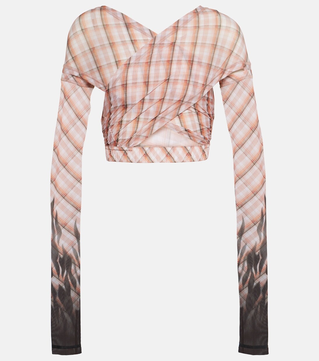 Укороченный топ из джерси anti cross over Knwls, розовый
Укороченный топ из джерси anti cross over Knwls, розовый