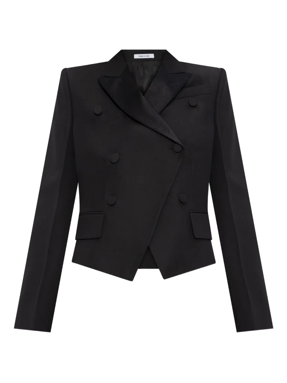 Двубортный пиджак Alexander McQueen, черный 
Двубортный пиджак Alexander McQueen, черный