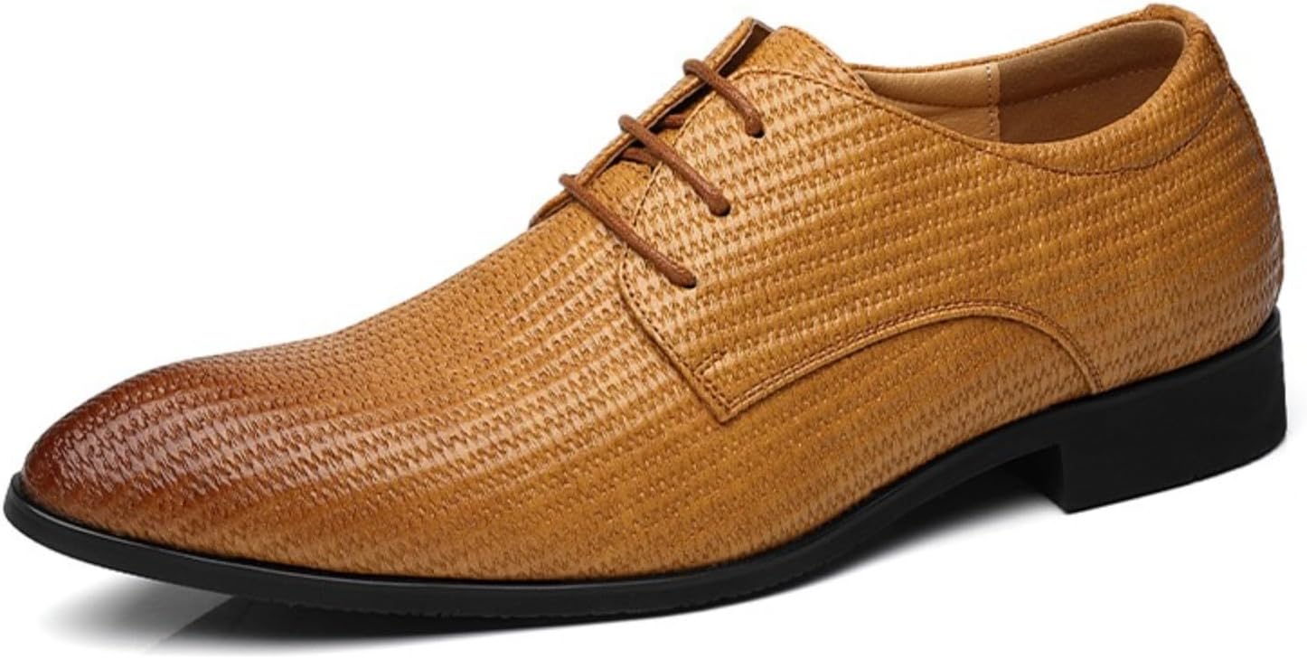 Мужские роскошные кожаные туфли с шнуровкой, оксфорды, заостренный носок, легкие, мягкие, удобные, с текстурированным материалом для вечеринок, свадеб, официальных мероприятий и работы в офисе Netehadi, желтый
Мужские роскошные кожаные туфли с шнуровкой, оксфорды, заостренный носок, легкие, мягкие, удобные, с текстурированным материалом для вечеринок, свадеб, официальных мероприятий и работы в офисе Netehadi, желтый