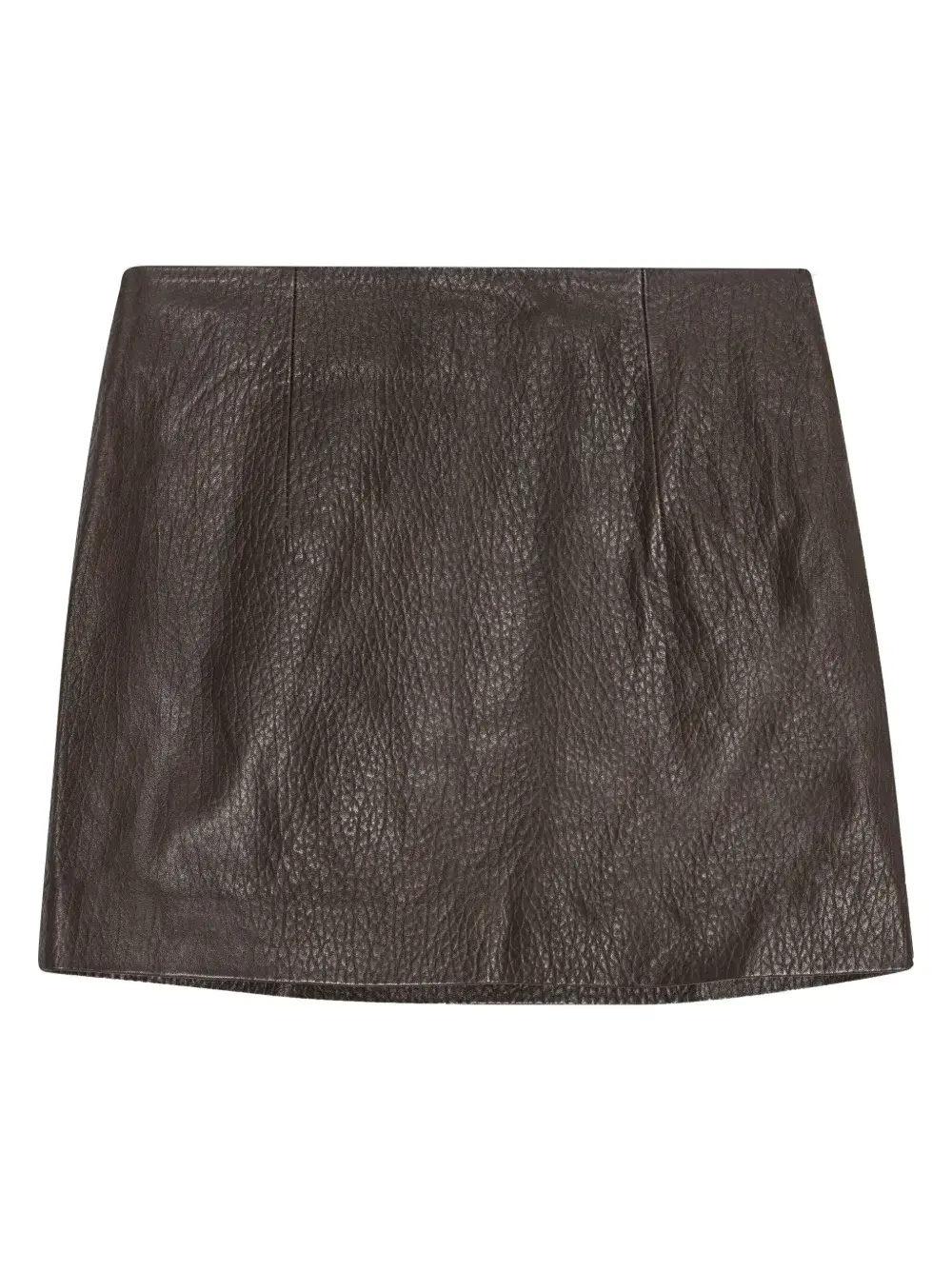 Кожаная юбка мини на молнии REMAIN, коричневый
Кожаная юбка мини на молнии REMAIN, коричневый