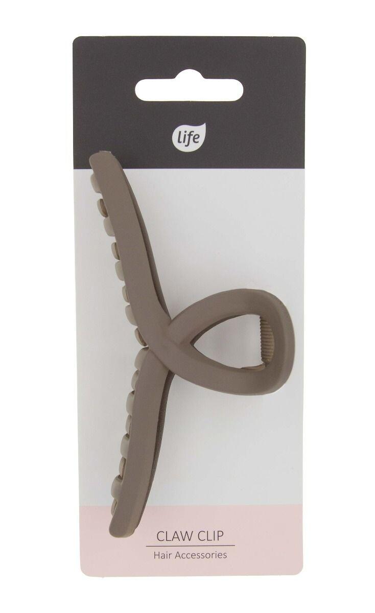 Зажим для волос Life Slim Brązowy Mat, 1 шт
Зажим для волос Life Slim Brązowy Mat, 1 шт