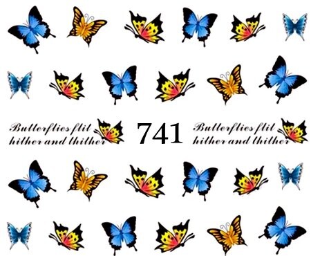 Водные наклейки для ногтей - №741, Raisin
Водные наклейки для ногтей - №741, Raisin