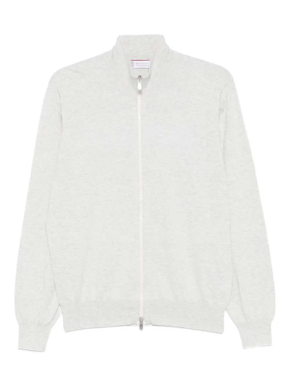 Хлопковый кардиган с застежкой-молнией спереди Brunello Cucinelli, серый
Хлопковый кардиган с застежкой-молнией спереди Brunello Cucinelli, серый