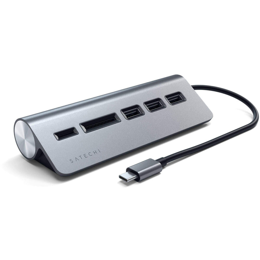 Док-станция Satechi USB Type-C Combo Hub (Space Gray) ST-TCHCRM
Док-станция Satechi USB Type-C Combo Hub (Space Gray) ST-TCHCRM